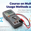 制作万用表学习封面1 Course on Multimeter Usage Methods and Tips: 01-23 Lessons