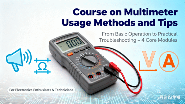 制作万用表学习封面1 Course on Multimeter Usage Methods and Tips: 01-23 Lessons